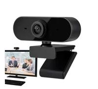 Webcam for Laptop - 360 Degree Adjustable HD 720P USB Connection ABS Material Built-in Microphone Built-in Privacy Protection, Driverless Design for Manual Focus, Vid