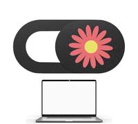 Webcam Privacy Cover - ABS Lens Guard 18.5x9x0.7mm, Exquisite Pattern Design | Protective Camera Slider for PC Mobile Phone Digital Equipment Prevent Viewing Maintain Personal Data Safety Protection D