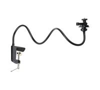 Webcam Stand Phone Holder 15" Adjustable Gooseneck Desktop Camera Desk Clamp Mount For Webcam C930e C930