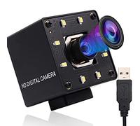 Webcamera_USB 4K Autofocus Webcam with Audio,Wide Angle 100 Degree No Distortions Lens 2160p Web Cam, IMX415 Camera Video Surveillance Webcamera Day Night Webcam with White LED,4K Raspberry Pi Cam