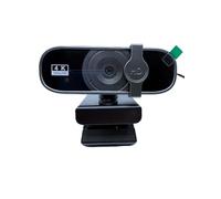WEBDARAZ 4K Ultra HD Webcam, Auto Focus, Black, USB 2.0, 95-Degree Wide Angle, Digital Image Stabilization, Video Conferencing Camera for Desktop Computer