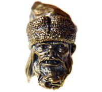 webead Knife Lanyard Santa Claus Beads Paracord, Casted Copper Charm for EDC DIY Paracord Accessories Charms ST#168
