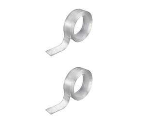 Webeasy 2 Rolls Adhesive Double-Sided Tape Heavy Duty Strong Glue Mounting Tape Removable Reusable Washable Adhesive Wall Fixings for Heavy Pictures Frame Picture Hanging Two Sided Grip Tape