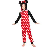 Webeasy Minnie Mouse Onesie Costume for Boys Girls,Animal Onesie for Halloween,Xmas Gift Lightweight, Cozy,Soft and Warm (6-8)