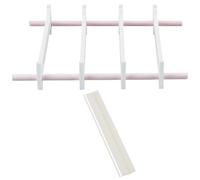 WEBEEDY 1 Set Reusable Kiln Tools Ceramic Hanging Firing Holder & 10 Hanging Rods for Burning Bracket Pottery Tools for Professional Ceramic Firing Glazing Crafts Projects, Hanging Rods: 20x0.3 cm