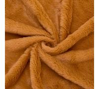 WEBEEDY 1 Yard Teddy Bear Fabric 155 cm Wide Coffee Soft Faux Fur Fabric by The Yard Polyester Craft Fleece for Sewing Projects,DIY Crafts Plush Stuffed Animal Teddy Bears Home Christmas Decor