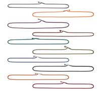 WEBEEDY 10 Colors Notebook Elastic Strap Stretchy Closure Loop for Travel Journals,Colorful Ties Bookmark Travelers Notebook Accessories for Standard Size Daily Planner Refills,14.5cm