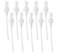 WEBEEDY 10 PCS Fine Mist Spray Head 24/410 Plastic Sprayer Cap Reusable Leak Proof Sprays Bottle Tops Nozzle Sprayer Tops Replacement for Cosmetic Perfume Essential Oil Toner,Home Accessories(White)