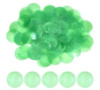 WEBEEDY 100 PCS Green Capiz Shells 50mm Round Natural Shells Charm with 2 Holes Natural Seashell Slice Pendants for Wind Chimes DIY Craft Wall Art Jewelry Making Christmas Wedding Home Decor