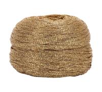 WEBEEDY 100g Gold Metallic Sparkle Yarn for Crochet Knitting, 4mm Glitter Yarn Soft Fine Light Weight Worsted Sparkly Yarn for DIY Craft Keychain Charm Scarf Hat Gift Making Halloween Decor
