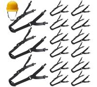 WEBEEDY 15 Pcs Universal Helmet Hard Hat Chin Strap with Chin Cup Y Shape Multi-Point Adjustment Elastic Strap Hat Replacement Guard for Bike Helmet Protector Construction Worker Safety Hats Accessory