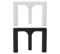 WEBEEDY 2 Colors Pottery Ball Opener Tool Pottery Base Bottom Guide Plastic Lightweight Pottery Tools for Ceramic Vessel Rim Sizing Pottery Studio Home Crafting Valentine's Day Decor,15x2.5x11.3cm