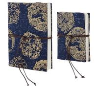 WEBEEDY 2 Pcs Cloth Book Cover Washable Book Protector Vintage Flower Adjustable Book Cover Soft Cover Books for A5 & A6 Hardcover Paperback Book Lovers Gifts
