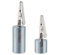 WEBEEDY 2 Styles Iron Kumihimo Weight Alligator Clips Kumihimo Braids Tools Hanging Weight Clips for Beading & Bracelet Making Loom Weaving Craft Accessories, 5.9x2cm/7.9x2cm (2.3x0.8/3.1x0.8 Inches)