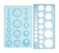WEBEEDY 2 Styles Paper Quilling Tools for Adults Beginners Half Ball Domes DIY Roll Tools and Different Size Circles Paper Quilling Ruler Plastic Quilling Molds with Scale DIY Weaving Craft Supplies