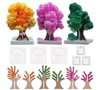 WEBEEDY 3 Sets Crystal Growing Kit Science Experiments to Grow 3 Crystal Trees,Grow Your Own Crystals Craft Science Kit Gift for Arts and Crafts DIY Projects Supplies