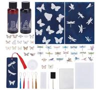 WEBEEDY 30 A4 Sheets Cyanotype Paper Sun Print Paper Kit, High Sensitivity Butterfly Dragonfly Sun Print Nature Printing Paper,Animal Photography Paper Kit for DIY Crafts Projects