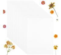 WEBEEDY 30 Sheets A4 Blotting Paper for Flower Press, Highly Absorbent and Reusable Blotter Paper for Flower Pressing Craft Making Art Projects DIY Supplies Scrapbook Card Making Gift