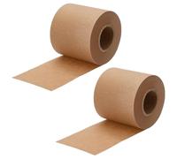 WEBEEDY 328 Ft x 3.4 Inch Brown Kraft Note Paper Roll, Wall Mounted Craft Paper Roll for Memo, Notes, Notepad, Message Boards, to Do List, Gift Wrapping, Home Wall Kitchen Decoration