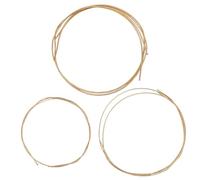 WEBEEDY 6 Pcs Jewelry Solder Wire 0.8mm 1.0mm 1.5mm Brass Copper Metal Soldering Wire for Gold Silver Welding Jewelry Making Craft Christmas Decoration, 16/19/21 Gauge, 3m/9.8ft
