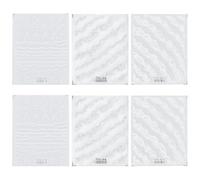 WEBEEDY 6 Sheets Resin Stickers 3 Styles Transparent Ocean Waves Resin Decals with Clear Film Self Adhesive White Ocean Waves Decorative Stickers for Jewelry Making Beach Resins Craft Accessories