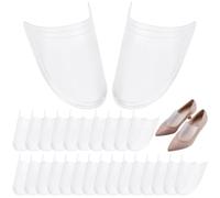 WEBEEDY 60 Pcs Shoe Tree Inserts for Men Women Clear Plastic Shoe Trees To Keep Shape Crease Protectors Adjustable Boot Shaper Holder for Leather Shoes Boots Sneakers Shoe Rack Travel & Daily Use