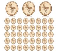 WEBEEDY 70 Pcs Wax Seal Stickers 3D Floral Oval Self-Adhesive Gold Stickers Wedding Invitation Envelope Stamp Seal Sealer Platycodon Flower for Invitations Wedding,Gift Wrapping,26x30 mm