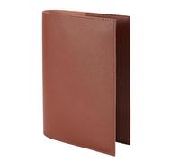 WEBEEDY A5 Leather Journal Cover Refillable PU Leather Handmade Notebook Cover Vintage Book Protector for A5 Hardcover Sketchbook Travelers Writers Book Lovers Gifts, 15 x 21 cm (Brown)