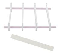 WEBEEDY Complete 1 Set Reusable Kiln Tools Ceramic Hanging Firing Holder & 10 High-Temp Hanging Rods Burning Bracket Pottery Tools for Crafts Professional Ceramic Firing and Glazing Projects