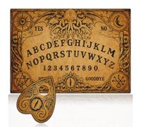 WEBEEDY Cthulhu Octopus Wood Spirit Board Mysterious Pendulum Board with Planchette, Yes or No Talking Boards Witchboard Metaphysical Supplies Divination Boards Gift for Halloween Christmas
