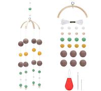 WEBEEDY DIY Bed Mobile Kit for Adults Felt Ball Mobile Wind Chime Hanging Pendant Decoration Room Decor Gifts for Mother