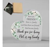 WEBEEDY Friendship Gifts Acrylic Heart Shape Gift for Friend,Thank You Gift Cheer up Gift Birthday Gifts for Friendship,Cotton Friendship Keepsake Decor,Acrylic Heart Keepsake Home Office Decor