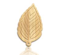 WEBEEDY Leaf Serving Board Bamboo Wood Cutting Board Natural Chopping Board for Kitchen with Hanging Hole for Fruit,Meat,Vegetabl,Small Wooden Charcuterie & Cheese Decorative Tray(20x35cm)
