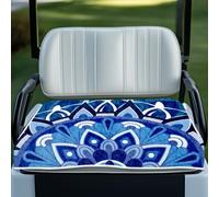 WEBEEDY Mandala Print Golf Cart Seat Covers for All Seasons, Summer Unique Microfiber Golf Cart Seat Towel Blanket Fits All 2-Seat Golf Carts,Universal Golf Club Car Accessories,130x78.5cm