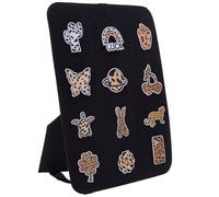 WEBEEDY Patch Board Tactical Patch Display Holder Hook and Loop Military Patches Holder Black Panel Display Organizer for Collection Military Army Combat Emblems 36x28.5cm (No Patches Included)