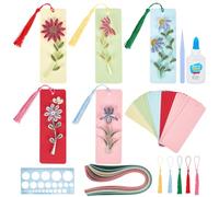 WEBEEDY Quilling Kit - 30 Sets with Paper Strips, Tools, DIY Crafts for Christmas, Birthday, Valentine's Day Gifts