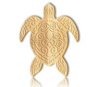 WEBEEDY Sea Turtle Shaped Bamboo Wood Cutting Board Cute Cutting and Charcuterie Board Small Cutting Board for Food Beach Theme Kitchen Turtle Decor,28.2x35x1.5 cm