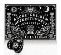 WEBEEDY Witch's Hand Wood Spirit Board Evil Eye Pendulum Board with Planchette, Yes or No Talking Witchboard Metaphysical Supplies Divination Boards Gift for Halloween Christmas