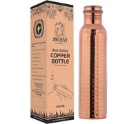 Webelkart ANCIENTIMPEX Pure Copper Hammered Water Bottle 1000ml | Leak-Proof Seamless Copper Bottle for Ayurvedic Health Benefits, Detox & Daily Hydration | Eco-Friendly BPA-Free Drinking Bottle