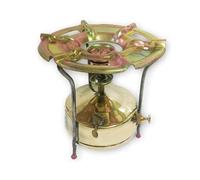 Webelkart Jumbo Brass Kerosene Pressure Stove, 3 Litre Tank Capacity, Outdoor Camping, 28 cm Height x 25 cm Width, 1.8 kg, Portable Burner