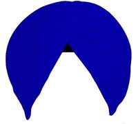 Webelkart Royal Blue Sikh Turban Pagri - 100% Cotton Voil Dastar for Men & Youth | Traditional, Lightweight & Comfortable Pagdi for Daily Wear, Gurudwara, Festivals & Special Occasions