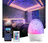 WeBeqer Galaxy Projector Light for Bedroom, 17 Colors Light Projector with Bluetooth Speaker, Night Light Projector for Room Decor, Party, Music, Birthday Gift for Kids (Boys & Girls)