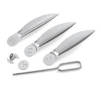 Weber 22-1/2-Inch One-Touch Cleaning System Kit for Grills, Silver