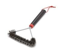 Weber 6277 Three-Sided Grill Brush 30cm Stainless Steel BBQ Cleaning Tool