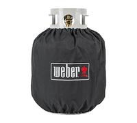 Weber 7137 Tank Cover | Weather-Resistant Polyester, UV Inhibitors, Fits Standard Propane Tanks, Drawstring for Secure Fit, Durable, Fade-Resistant