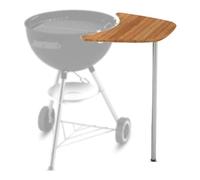 Weber Barbecue Shelf, Model 17638, With Leg Support, Natural, for Grill