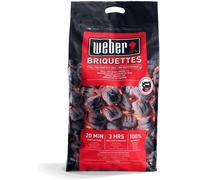 Weber Barbeque Briquettes | 8 Kg Bag | Bbq Coal For Weber Grills | Coal Bbq Fuel