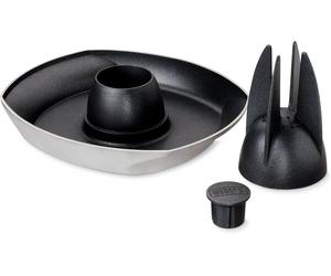 Weber BBQ Poultry Roaster Accessory 6408 Grill Barbecue Cooking Non Stick