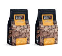 Weber Beechwood Smoking Chips (700g Pack) - subtle, sweet aroma, ideal for cheese, vegetables, fish, poultry & pork, EU product, sustainably sourced,