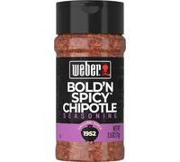 Weber Bold'N Spicy Chipotle Seasoning - All Natural - Net Wt. 2.5 OZ (71 g) Each - Pack of 3